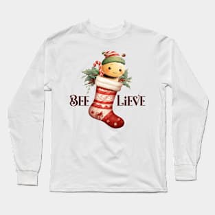 Funny Christmas Bee Quote Long Sleeve T-Shirt